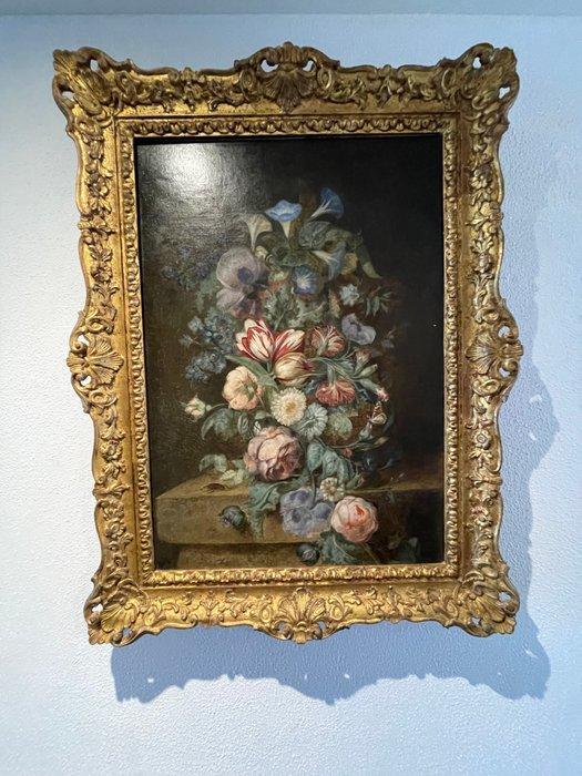 Europese school (XVIII-XIX) - Bloemstilleven, Antiquités & Art, Art | Peinture | Classique