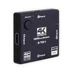 DrPhone HS10 HDMI 2.0 Switch 3 in 1 uit - 4K@60hz - 3-poorts, TV, Hi-fi & Vidéo, Câbles audio & Câbles de télévision, Verzenden