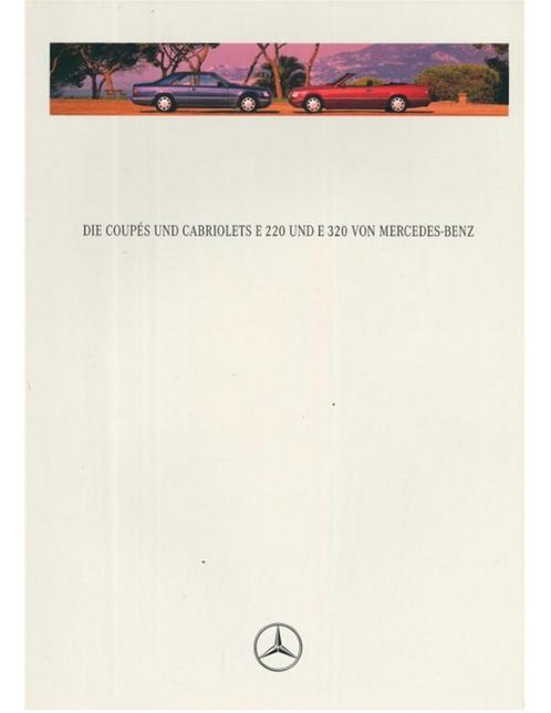 1994 MERCEDES BENZ E220 E320 COUPE | CABRIOLET BROCHURE DU.., Boeken, Auto's | Folders en Tijdschriften, Ophalen of Verzenden