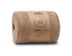 Jute band naturel soft open structuur 15 cm rol 10 meter, Hobby en Vrije tijd, Nieuw