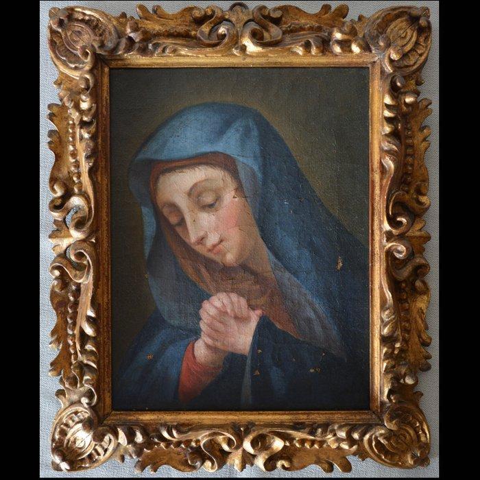 Italiaanse school (XIX) - Madonna in preghiera, Antiek en Kunst, Kunst | Schilderijen | Klassiek