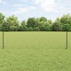 vidaXL Tuinhek Set Verpakking van 2 Grijs Metaal Groot, Tuin en Terras, Verzenden, Nieuw