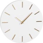 Tweedekans | Mica Decorations Brixen Wandklok - Ø36 cm - Wit, Huis en Inrichting, Ophalen of Verzenden, Nieuw