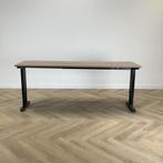 standaard verstelbaar bureau 200x60 cm, havanna - zwart, Huis en Inrichting, In hoogte verstelbaar, Gebruikt, Bureau
