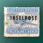 Duitse Rijk 1944 - Insel Rodos : feldpost zegel gekeurd, Postzegels en Munten, Gestempeld