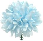 Chrysant Pick Baby Blauw Zijdenbloem 7 cm per stuk, Nieuw