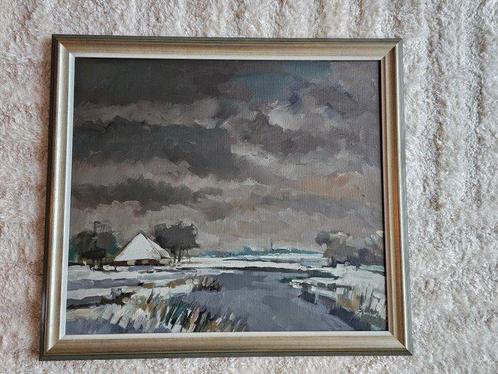 Bob Immink (1930-1989) - Winterlandschap, Antiek en Kunst, Kunst | Schilderijen | Klassiek