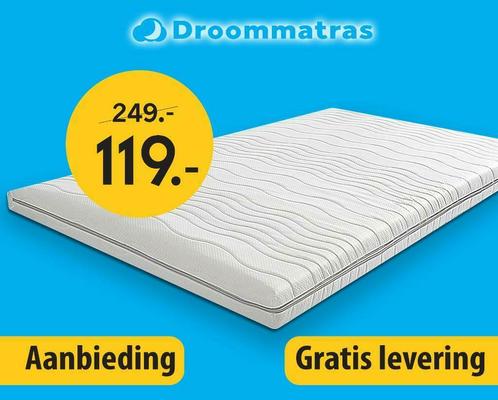 Koudschuim Topdekmatras/topper 90×210 dikte 7 cm, Huis en Inrichting, Slaapkamer | Matrassen en Bedbodems, 90 cm, 210 cm, Eenpersoons