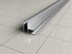 hoekprofiel tbv glaswand 1cm 200cm chroom, Doe-het-zelf en Bouw, Ophalen of Verzenden, Nieuw