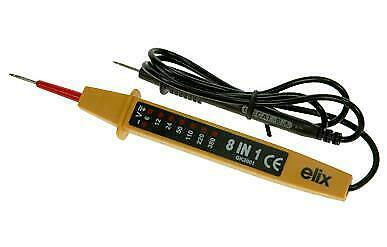 Spanningstester 6V 12V 24V 50V 110V 220V 380V, Doe-het-zelf en Bouw, Elektriciteit en Kabels, Kabel of Snoer, Verzenden