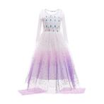 Prinsessenjurk - Paarse kristallen Elsa jurk - Kleedje, Verzenden