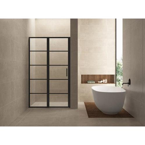 Nisdeur Wiesbaden Horizon met Vast Paneel 90x200 cm 8 mm, Doe-het-zelf en Bouw, Sanitair, Douche, Nieuw, Ophalen of Verzenden