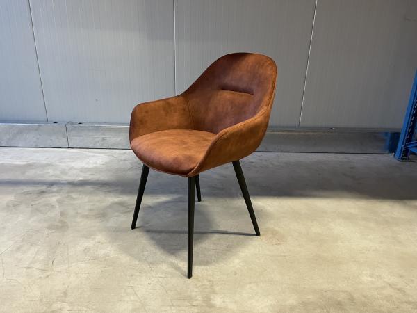 Veiling - Armstoel Kenneth (set van 6) Velvet - Velours - Co, Huis en Inrichting, Stoelen