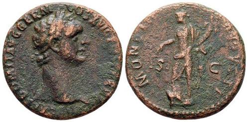 Romeinse Rijk. Domitianus (81-96 n.Chr.). As Rome - MONETA, Postzegels en Munten, Munten | Europa | Niet-Euromunten