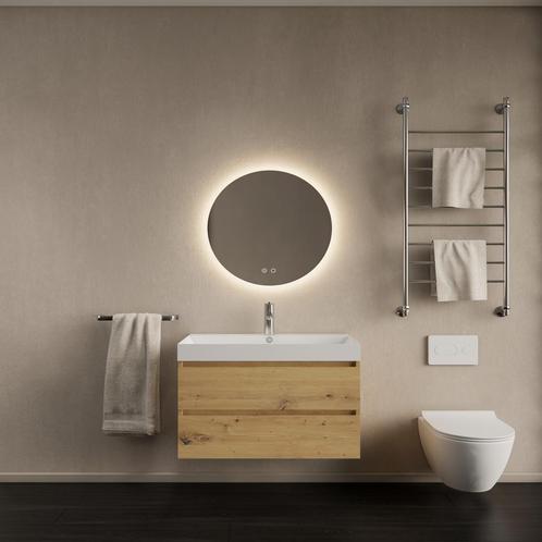 Badkamermeubelset Gliss Design Milan Met Lako Wastafel 80 Cm, Doe-het-zelf en Bouw, Sanitair, Bad, Nieuw, Ophalen of Verzenden