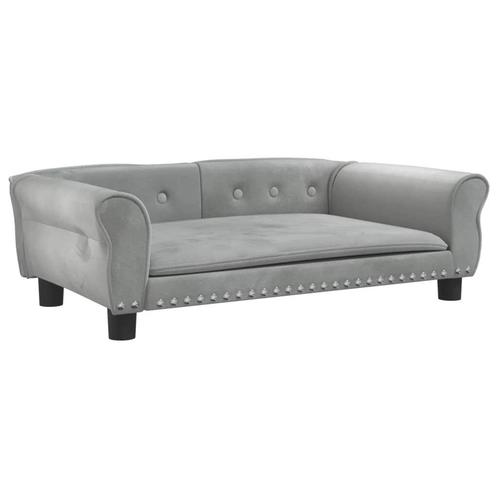 Hondenmand 95cm Lichtgrijs | Tweede Kansje | Klein Budget, Dieren en Toebehoren, Hondenmanden, Nieuw, Polyester, Verzenden