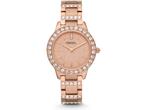 Fossil Jesse ES3020 - Dameshorloge 34 mm - Zilverkleurig met, Verzenden, Zo goed als nieuw