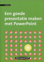 Een goede presentatie maken met PowerPoint / Essentials, Boeken, Verzenden, Zo goed als nieuw, P.J. Scharpff