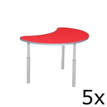 Kleutertafel | Verstelbaar | Rood | Voor Kinderen, Verzenden