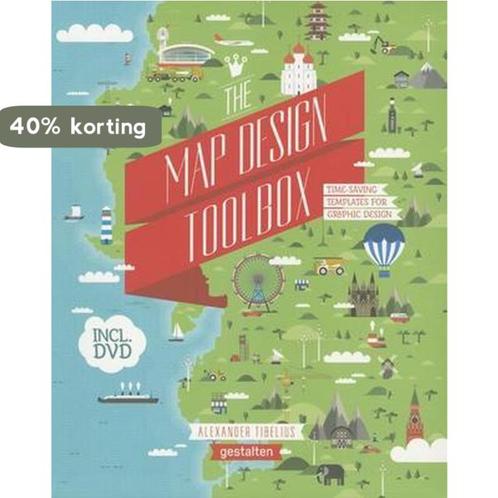 The Map Design Toolbox 9783899555417 Alexander Tibelius, Boeken, Overige Boeken, Zo goed als nieuw, Verzenden