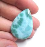 Groot larimar 100% natuurlijk Cabochon- 8.91 g