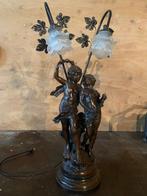 Beeld, Young lovers - 73 cm - Brons, Antiek en Kunst