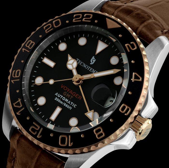 Tecnotempo - Automatic - GMT 200M WR Voyager - Limited, Handtassen en Accessoires, Horloges | Heren