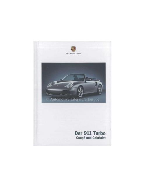 2004 PORSCHE 911 TURBO HARDCOVER BROCHURE DUITS, Livres, Autos | Brochures & Magazines, Enlèvement ou Envoi