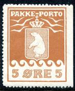 Groenland 1905 - Pakke Porto, IJsbeer, 5Ø. roodbruin,, Postzegels en Munten, Gestempeld