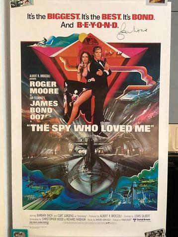 James Bond 007: The Spy Who Loved Me, Poster - Signed in