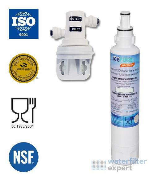 Icepure Waterfilter WFC2500A en Filterkop voor AP2-C405-SG, Huis en Inrichting, Keuken | Keukenbenodigdheden, Verzenden