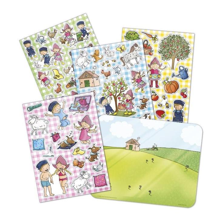 Fien & Teun Raamstickers, Hobby en Vrije tijd, Feestartikelen, Nieuw, Verzenden