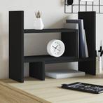 vidaXL Bureau organiser 38,5x17x39 cm bewerkt hout zwart, Verzenden