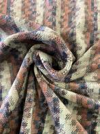 Tissu chenille prestigieux aux motifs géométriques - Tissu