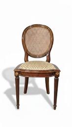 Chaise de salle à manger (8) - Acajou, Bois, Velour - 8