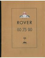 1955 ROVER 60 | 75 | 90 INSTRUCTIEBOEKJE NEDERLANDS, Auto diversen, Handleidingen en Instructieboekjes