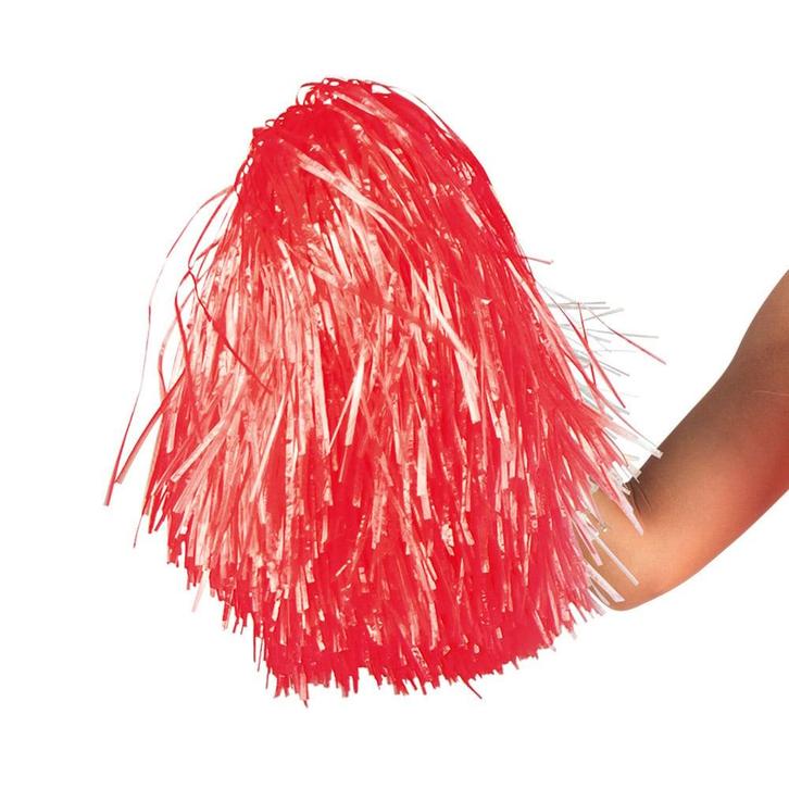 Pompom Rood 46cm, Hobby en Vrije tijd, Feestartikelen, Nieuw, Verzenden