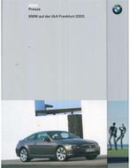 2003 BMW FRANKFURT HARDCOVER PERSMAP DUITS, Livres, Autos | Brochures & Magazines