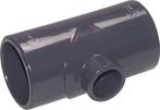 PVC Adapter T-stuk Lijmmof 75 tot 40mm, Nieuw, Verzenden