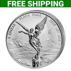 Mexico. 2024 5 Onza Mexican Silver Libertad Reverse Proof, Postzegels en Munten