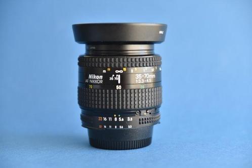 Nikon AF Nikkor 35-70mm f3.3-4.5 Macro Ai-S + Accessoires *, Audio, Tv en Foto, Fotocamera's Analoog