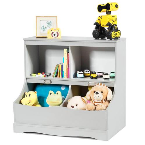 Tweedekans | Kinderrek Speelgoedrek met 4 Vakken Boekenrek, Kinderen en Baby's, Kinderkamer | Inrichting en Decoratie, Ophalen of Verzenden