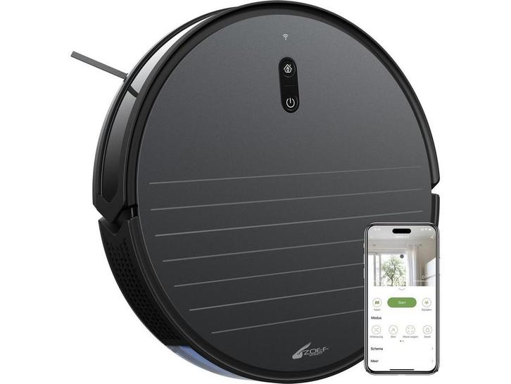 Zoef Robot Jannie 4.0 - Robotstofzuiger met App - Geschikt, Huis en Inrichting, Woonaccessoires | Overige, Zo goed als nieuw, Verzenden