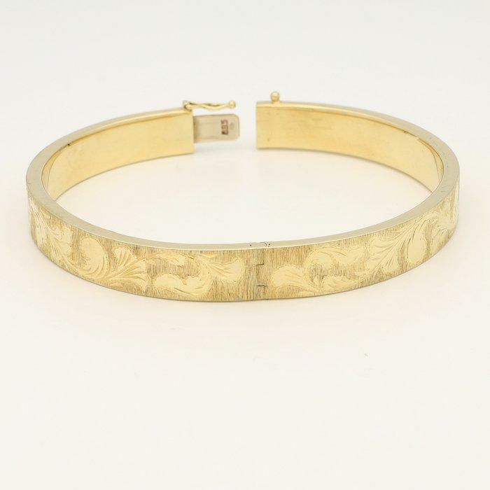 Armband - 14 karaat Geel goud - Bangle, Handtassen en Accessoires, Armbanden