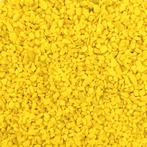 Aquarium Steentjes 1KG 4-6mm - Gekleurd Granulaat - GEEL..., Dieren en Toebehoren, Ophalen of Verzenden, Nieuw