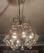 Lustre - Laiton, Verre - Hollywood Regency