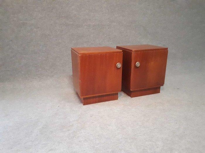 Table de chevet - Bois, placage, Antiek en Kunst, Kunst | Designobjecten