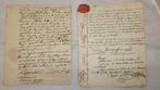 France - Document - 4 documents manuscrits originaux –, Nieuw