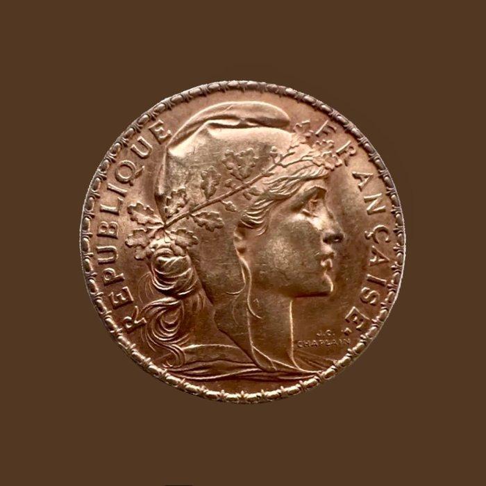 Frankrijk. 20 Francs 1909 Marianne (Zonder Minimumprijs), Postzegels en Munten, Munten | Europa | Euromunten