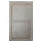 Agrikrat 500x300x80 mm PP05 recyclaat geperforeerd wit, Zakelijke goederen, Ophalen of Verzenden